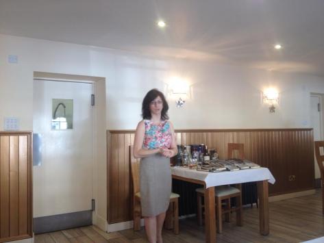 Johanne starting the class