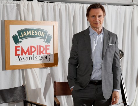 Liam Neeson attends the Jameson Empire Awards 2015
